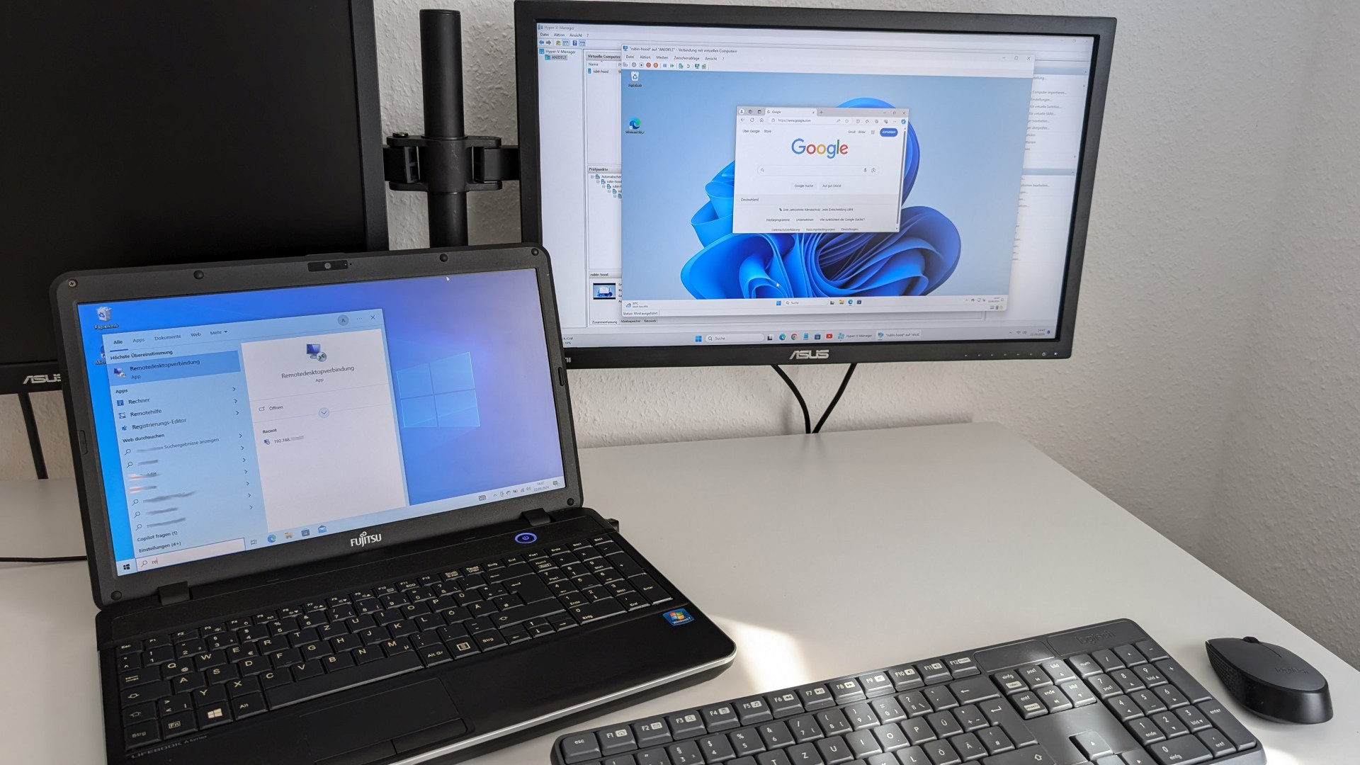 VM mit Hyper-V einrichten und per RDP verbinden