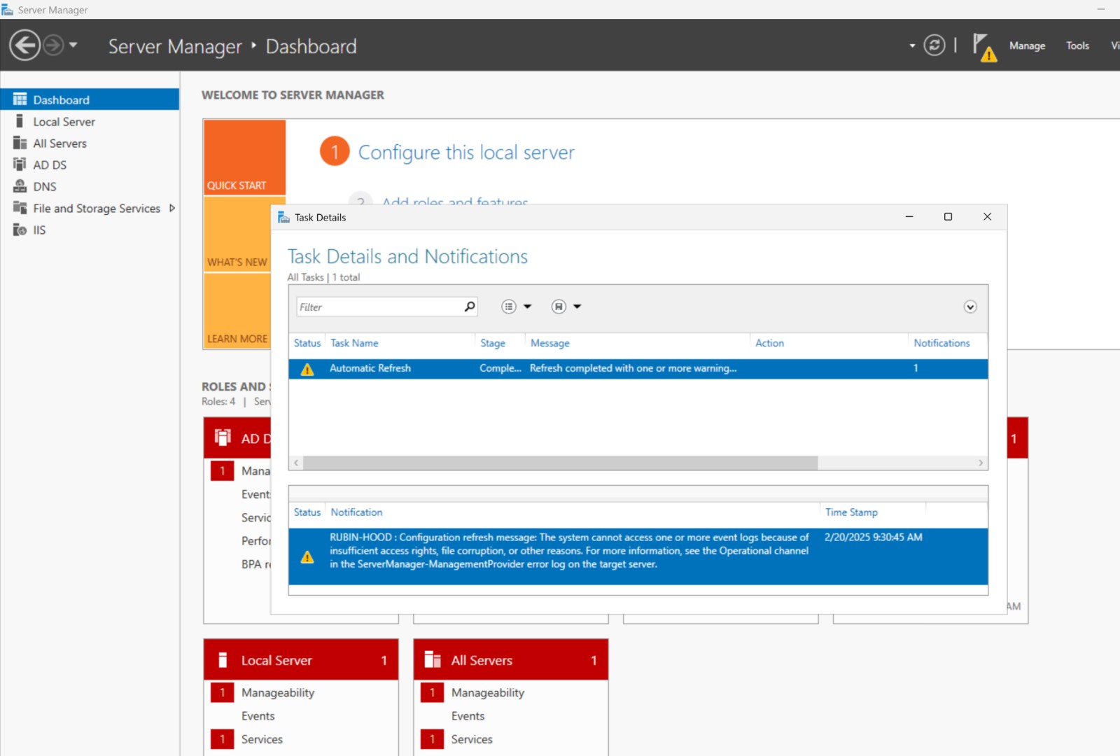 Fehlerbehebung bei Windows Server KDC-Problemen, DNS-Störungen und Zeitkorrektur